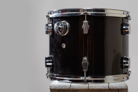 Drum isolated on whiteの写真素材