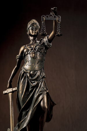 Themis Statue Justice Scales Law Lawyer Business Concept. - Imageの写真素材