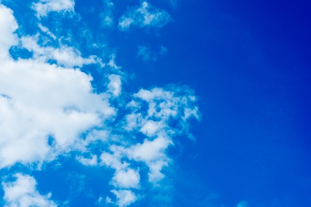 Incredibly beautiful clouds against a sunny blue sky. - Imageの写真素材