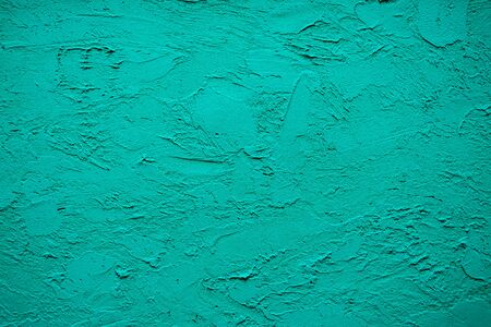 greenish-blue texture decorative Venetian stucco for backgrounds.