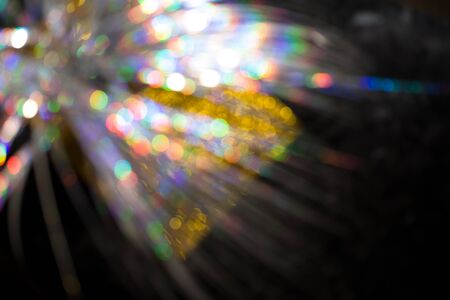 Multicolored rainbow large bokeh effect background - imageの写真素材