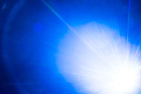 Abstract Natural Sun flare on the black.の写真素材