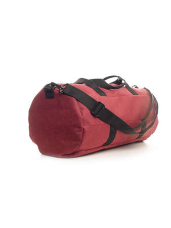 Sport bag isolated on the white backgroundの写真素材