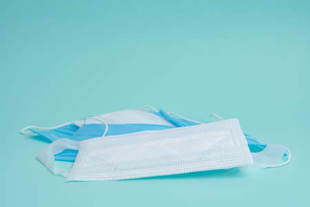 Many medical masksの写真素材