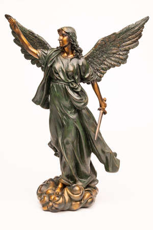 Sculpture of the ancient Greek goddessの写真素材