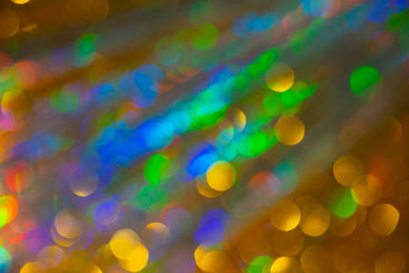 Multicolored rainbow large bokeh effect backgroundの写真素材