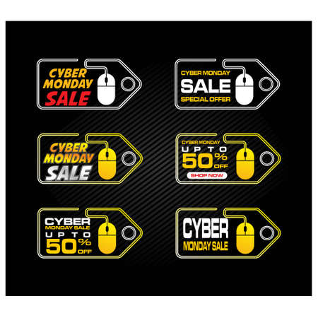 cyber monday deals design, vector illustrationのイラスト素材