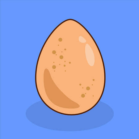 whole chicken eggのイラスト素材