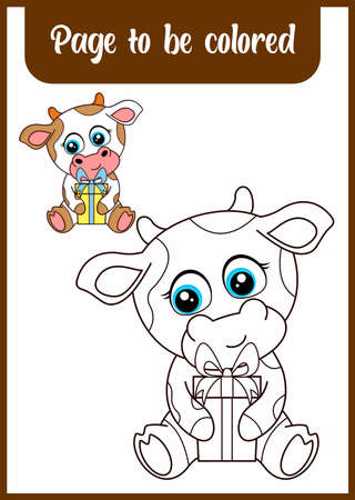 coloring book for kid a giftのイラスト素材