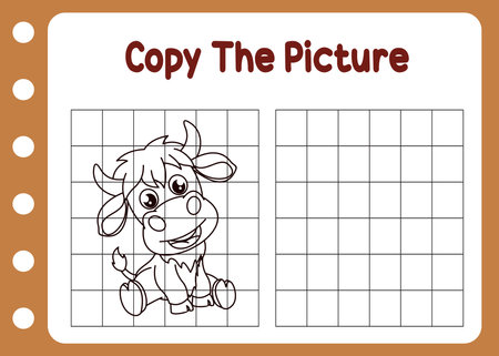 copy the picture of yakのイラスト素材