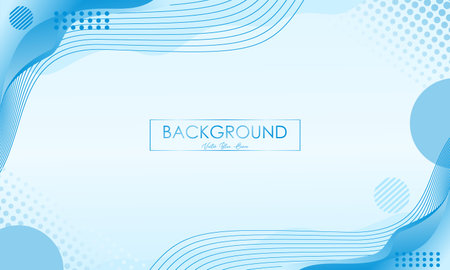 vector blue background. Stylish blue wave background designのイラスト素材