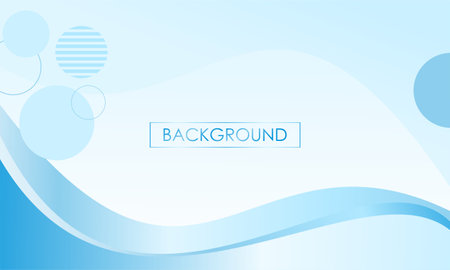 vector blue background. Stylish blue wave background designのイラスト素材