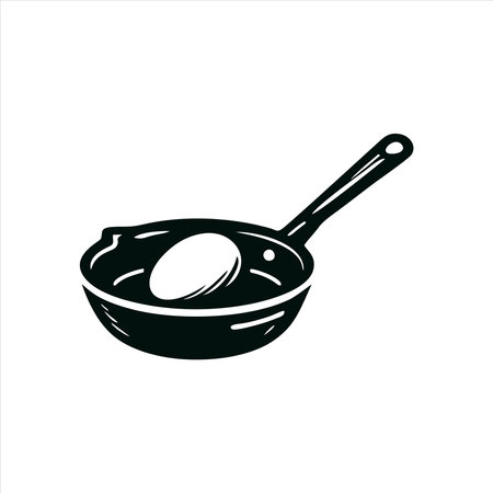 pan vector icon illustration in black on a white backgroundのイラスト素材