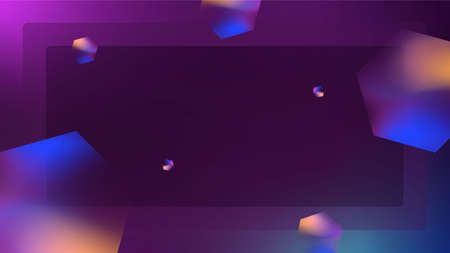 Metaverse virtual reality space presentation deck background for technology company business pitch or proposalの写真素材