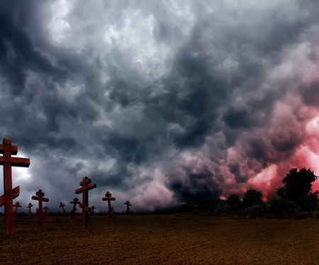 gloomy apocalypseの写真素材