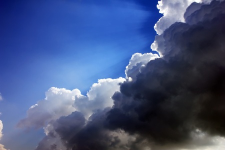A stormy sky