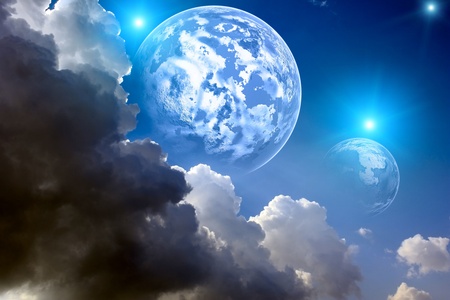 3d Fantasy landscapeの写真素材