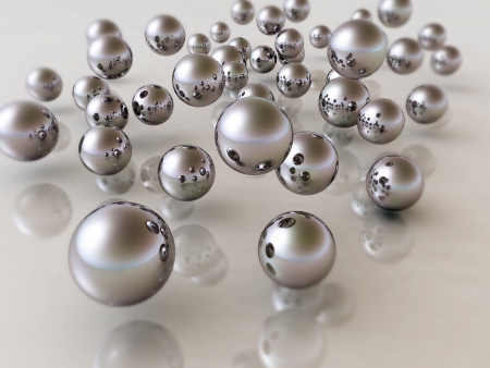 3d ballsの写真素材