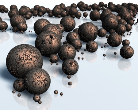 3D Ballsの写真素材