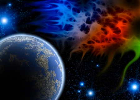 Space landscape