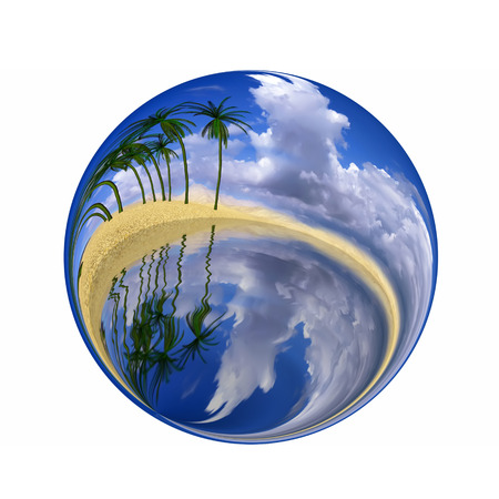 Fantastic colorful ball