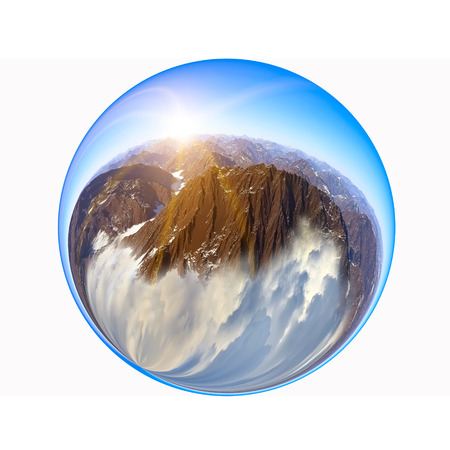 Fantastic colorful ballの写真素材