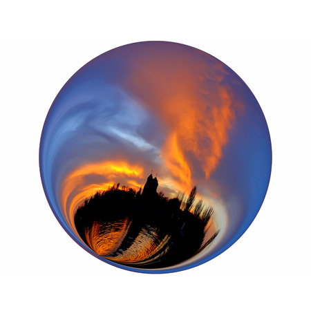 Fantastic colorful ball
