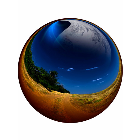 Fantastic colorful ballの写真素材