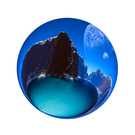 Fantastic colorful ballの写真素材