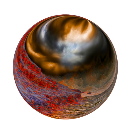 Fantastic colorful ball