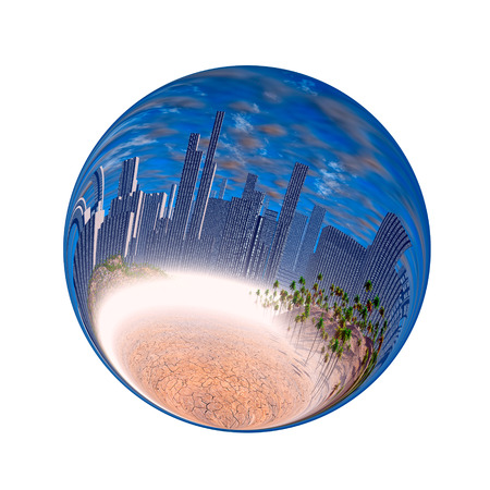 Fantastic colorful ballの写真素材