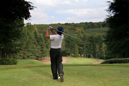 golf, par three in Parisの写真素材