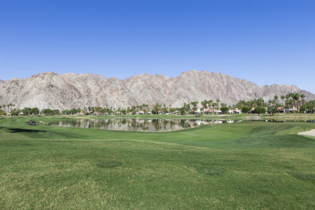 PGA West golf course in La Quinta, Palm Springs, California, USAの写真素材