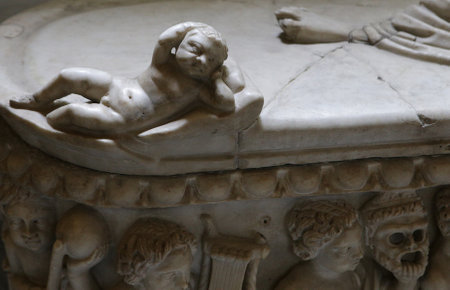 VATICAN CITY, VATICAN, JUNE 15, 2015 : interiors and architectural details of the Vatican museum, june 15, 2015, in Vatican city, Vaticanのeditorial素材