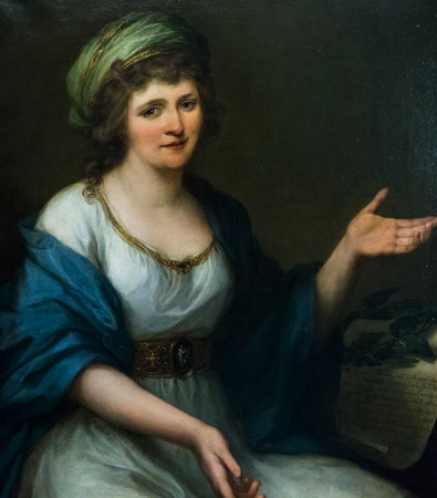 FLORENCE, ITALY, OCTOBER 28, 2015 : interiors and architectural details of Palazzo Pitti, october 28, 2015 in Florence, Italyのeditorial素材