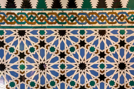 SEVILLE, ANDALUSIA, SPAIN, MAY, 22, 2017 : interiors and details of Seville Alcazar, may 22, 2017, in Seville, andalusia, spainのeditorial素材