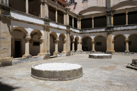 TOMAR, PORTUGAL, JUNE, 23, 2017 : architectural details of  Convent of Christ, june 23, 2017, in Tomar, Portugalのeditorial素材