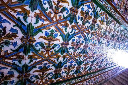 SEVILLE, ANDALUSIA, SPAIN, MAY, 25, 2017 : interiors  of  hospital de los venerables church, may 25, 2017, in Seville, andalusia, spainのeditorial素材