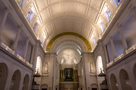 FATIMA, PORTUGAL, JUNE, 21, 2017 : interiors and details of  sanctuary of our lady of Fatima, june 21, 2017, in Fatima, Portugalのeditorial素材