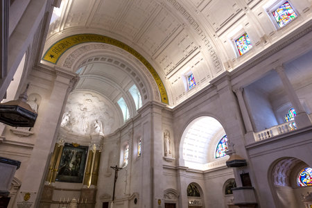 FATIMA, PORTUGAL, JUNE, 21, 2017 : interiors and details of  sanctuary of our lady of Fatima, june 21, 2017, in Fatima, Portugalのeditorial素材