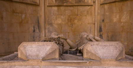 BATALHA, PORTUGAL, JUNE, 20, 2017 : architectural details of  Batalha monastery, june 20, 2017, in Batalha, Portugalのeditorial素材