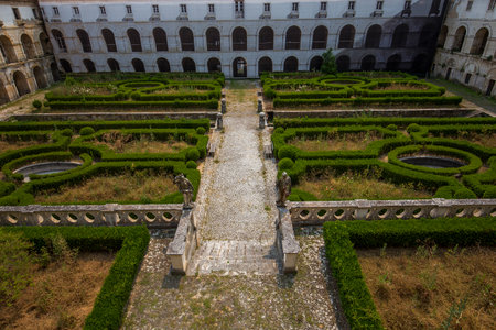 ALCOBACA, PORTUGAL, JUNE, 18, 2017 : exteriors  and architectural details of  Alcobaca monastery, june 18, 2017, in alcobaca, Portugalのeditorial素材