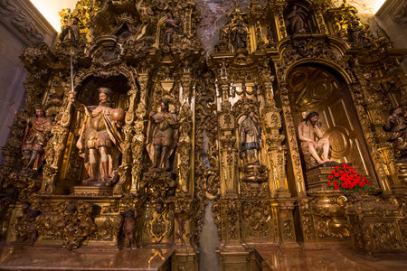 SEVILLE, ANDALUSIA, SPAIN, MAY, 21, 2017 : interiors  of  El Salvador church, may 21, 2017, in Seville, andalusia, spainのeditorial素材