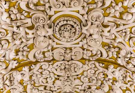SEVILLE, ANDALUSIA, SPAIN, MAY, 25, 2017 : interiors  of  Santa maria la blanca church, may 25, 2017, in Seville, andalusia, spainのeditorial素材