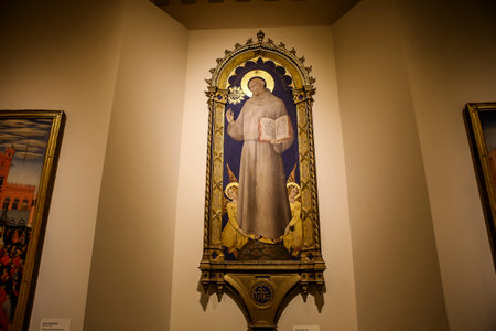 SIENA, ITALY, JUNE 12, 2016 : interiors and architectural details of the duomo, Siena cathedral, june 12, 2016 in Siena, Italyのeditorial素材