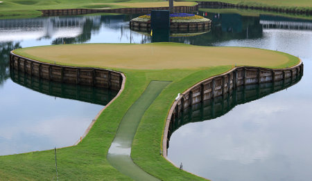 PONTE VEDRA GOLF COURSE, FLORIDA, MAY 20 , 2012 :  at The Players championship, on practice day, PGA Tour, Ponte Vedra, Florida, USA, May 20, 2012のeditorial素材