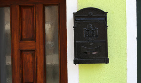 BURANO, ITALY, APRIL 24, 2018 : colorful houses in the island of Burano, april 24, 2018,  in Burano, Venice, italyのeditorial素材
