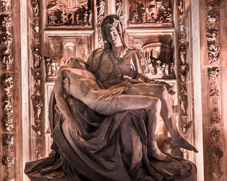 PARIS, FRANCE, SEPTEMBER 21, 2019 : interiors and decors of the Ecole des Beaux Arts, september 21, 2019, in Paris, Franceのeditorial素材