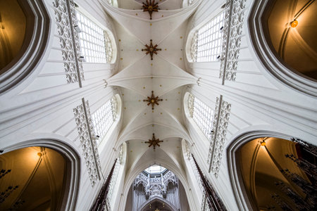 Notre dame of Anvers cathedral, Antwerp, Belgiumのeditorial素材