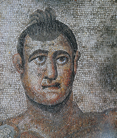 ROME, ITALY, MARCH 30, 2015 : mosaic in Santa Constanza church, march 30, 2015 in Rome, Italyのeditorial素材